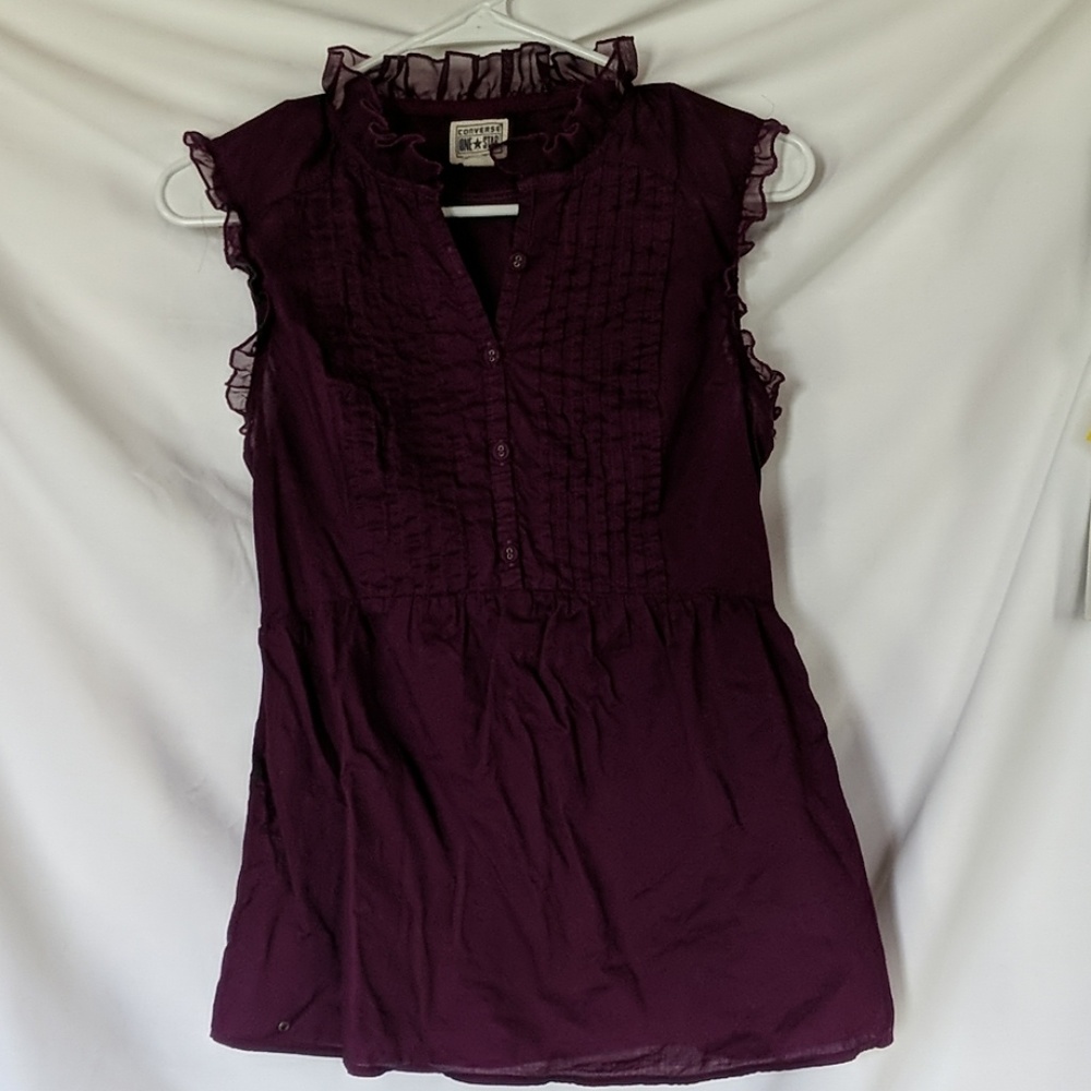 Converse One Star Sheer Top